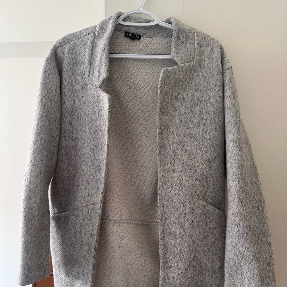 Express Lightweight Gray Winter Coat - image 1